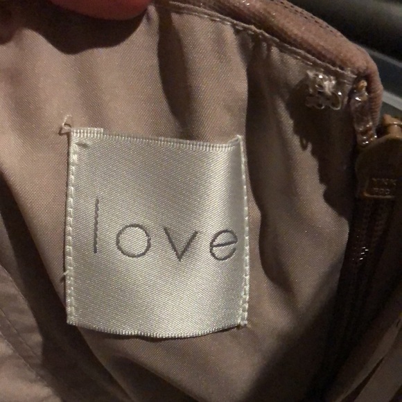 Ruffles and ruching with slight train. - Picture 11 of 12